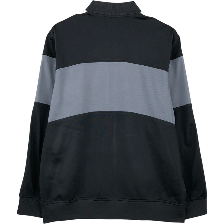 00'S adidas jersey track jacket, men's size S polyester black type Vintage Second Hand