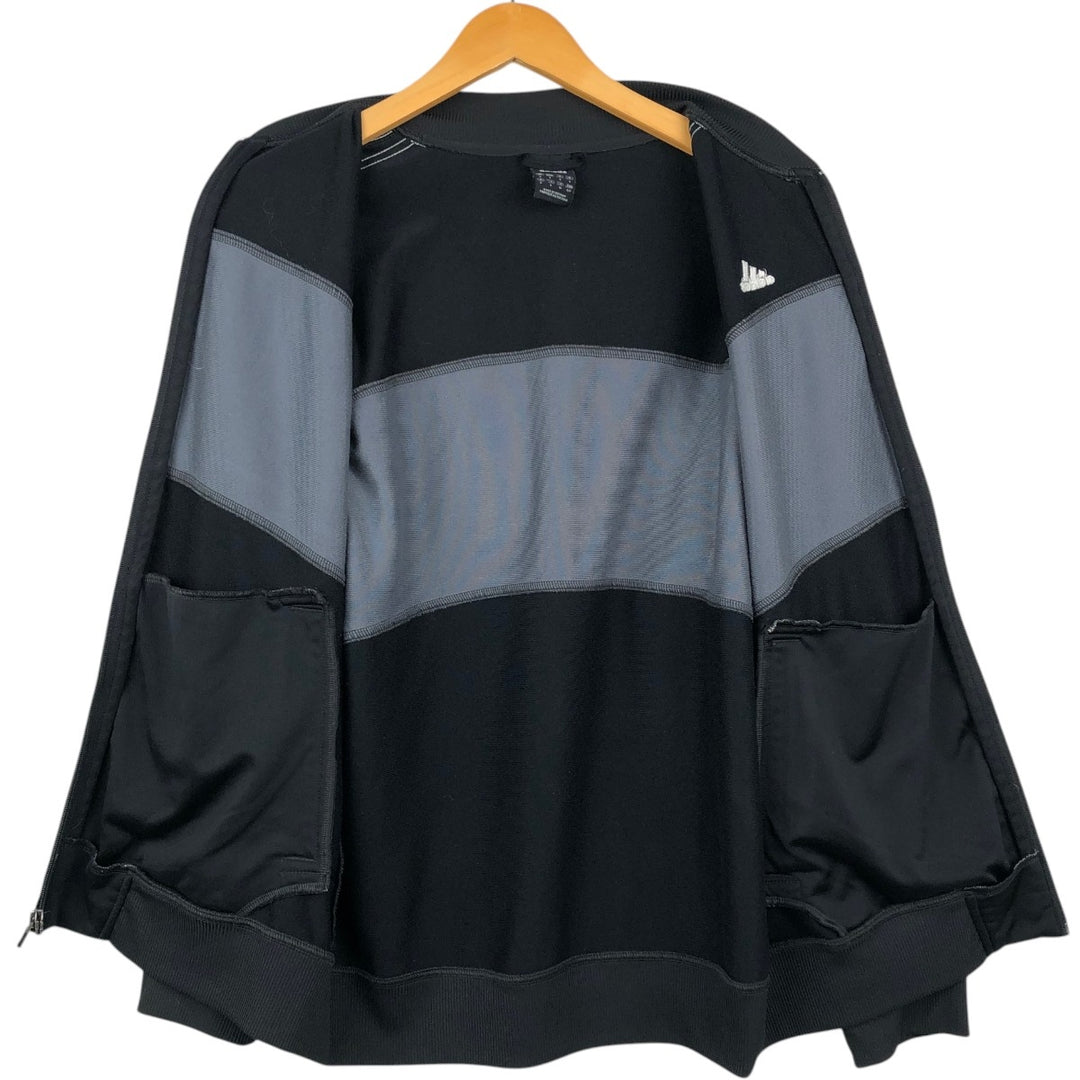 00'S adidas jersey track jacket, men's size S polyester black type Vintage Second Hand