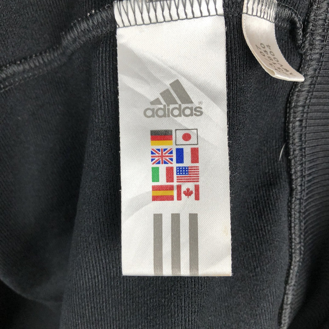 00'S adidas jersey track jacket, men's size S polyester black type Vintage Second Hand