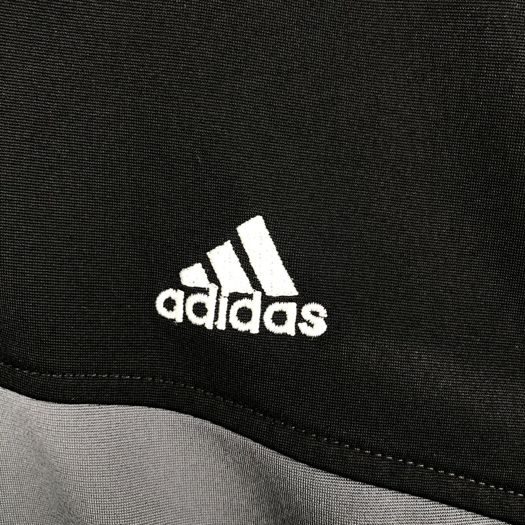 00'S adidas jersey track jacket, men's size S polyester black type Vintage Second Hand