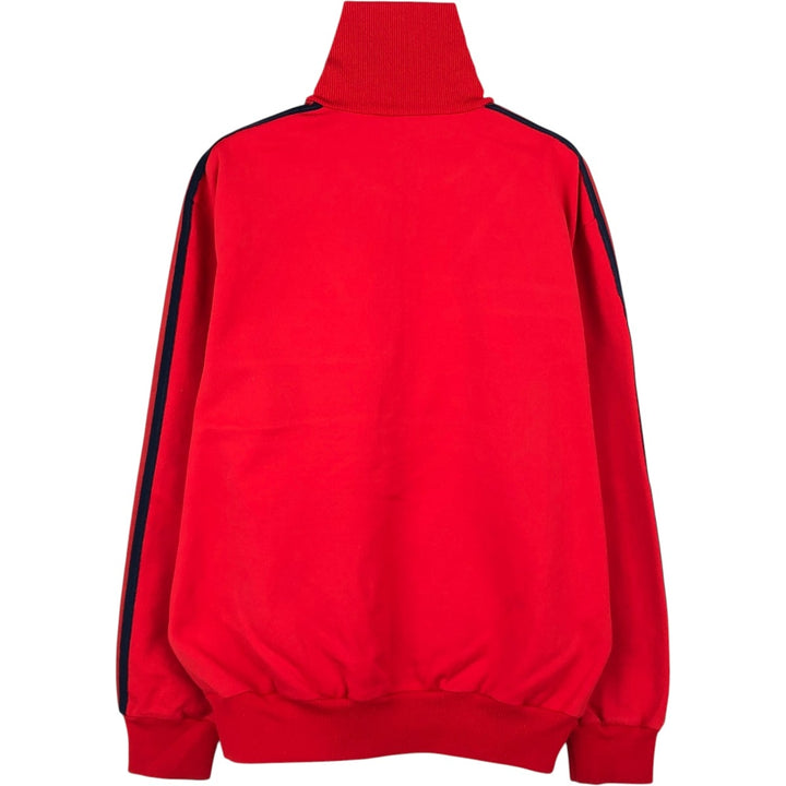 Vintage 70s-80'S Adidas Trefoil Logo Track Jacket (Men's Size M equivalent) cotton red type Vintage Second Hand