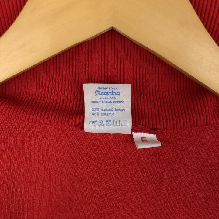 Vintage 70s-80'S Adidas Trefoil Logo Track Jacket (Men's Size M equivalent) cotton red type Vintage Second Hand
