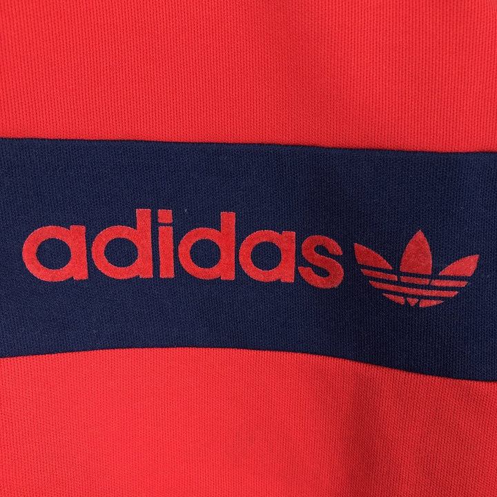 Vintage 70s-80'S Adidas Trefoil Logo Track Jacket (Men's Size M equivalent) cotton red type Vintage Second Hand