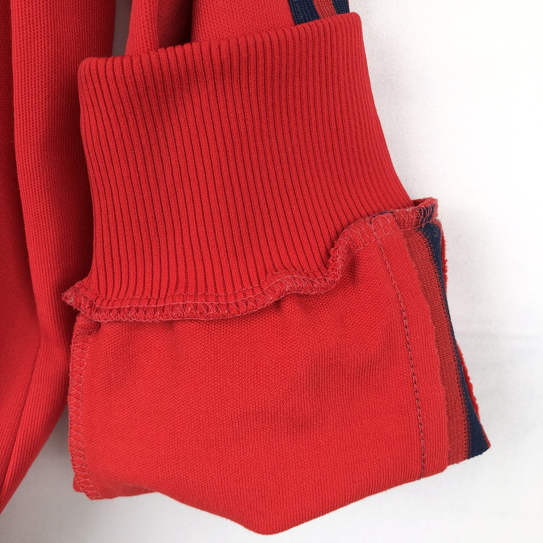 Vintage 70s-80'S Adidas Trefoil Logo Track Jacket (Men's Size M equivalent) cotton red type Vintage Second Hand