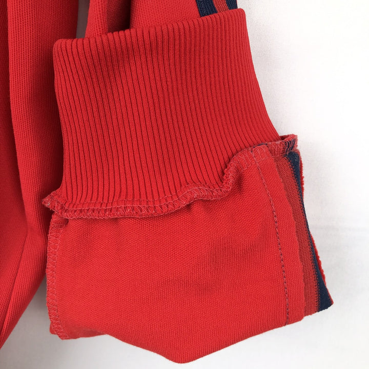 Vintage 70s-80'S Adidas Trefoil Logo Track Jacket (Men's Size M equivalent) cotton red type Vintage Second Hand