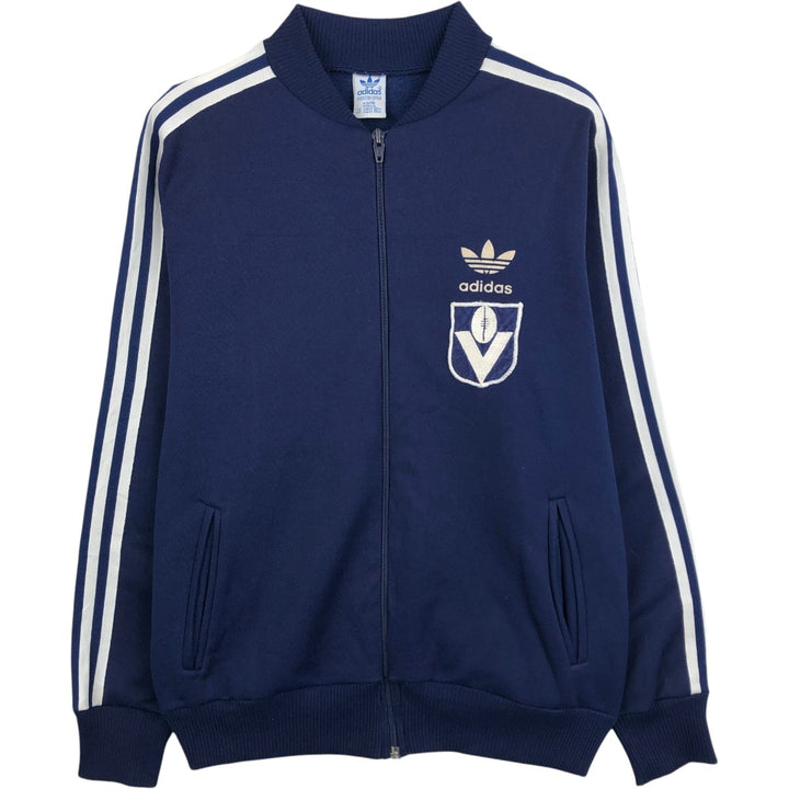 80'S Adidas Trefoil Logo Track Jacket, Women's Size M (approx.), Vintage unclear navy blue type Vintage Second Hand