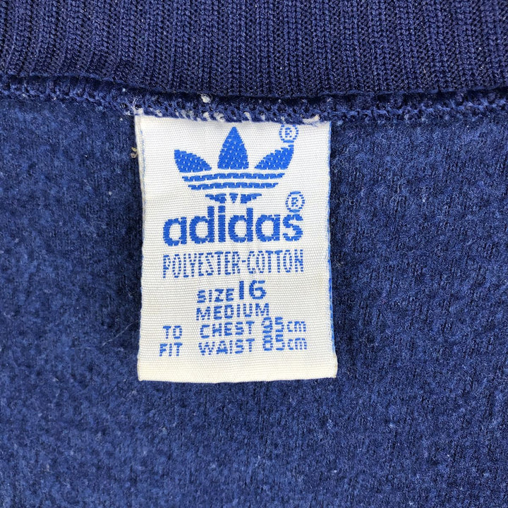 80'S Adidas Trefoil Logo Track Jacket, Women's Size M (approx.), Vintage unclear navy blue type Vintage Second Hand