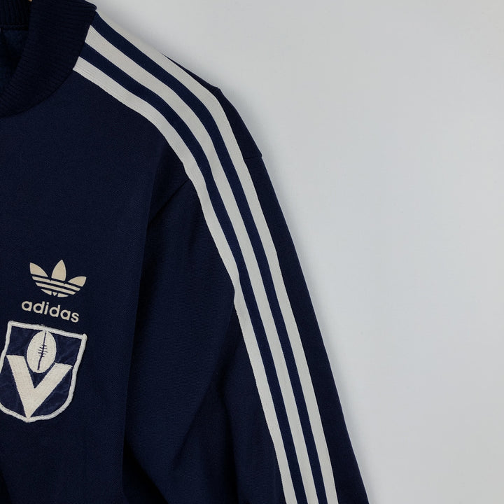 80'S Adidas Trefoil Logo Track Jacket, Women's Size M (approx.), Vintage unclear navy blue type Vintage Second Hand