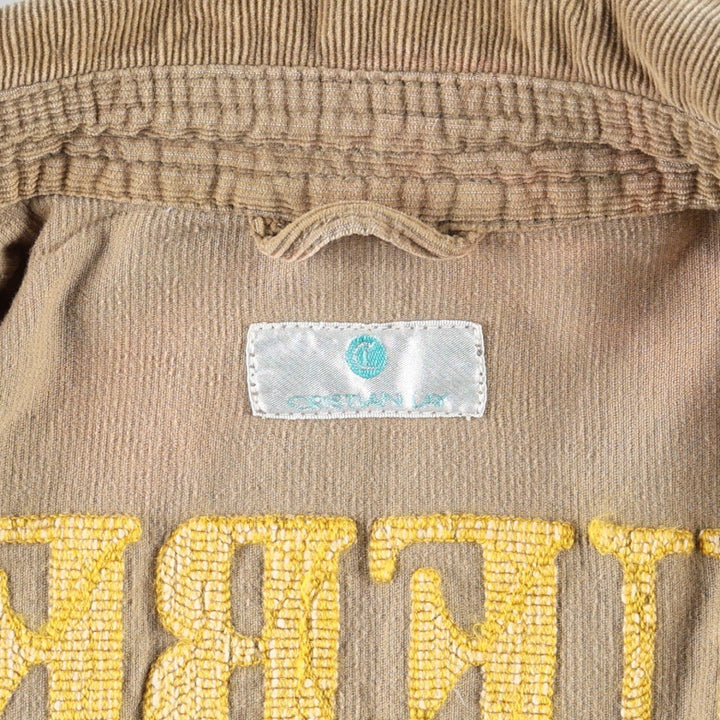 CRISTIAN LAY FFA Farmer's Corduroy Jacket, Women's Size M (approx.) unclear Beige type Vintage Second Hand