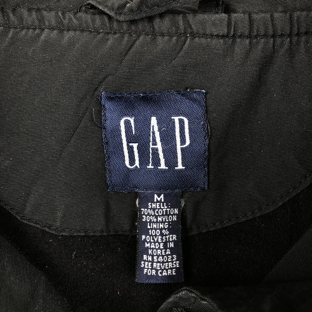 90'S GAP Old Gap Anorak Parka, Women's Size M (approx.), Vintage cotton black type Vintage Second Hand