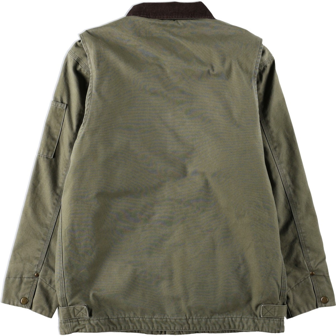 2000'S GAP padded duck canvas hunting jacket, women's size S (approx.) cotton Khaki type Vintage Second Hand