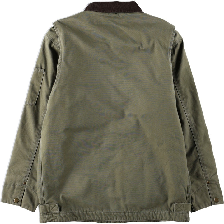 2000'S GAP padded duck canvas hunting jacket, women's size S (approx.) cotton Khaki type Vintage Second Hand