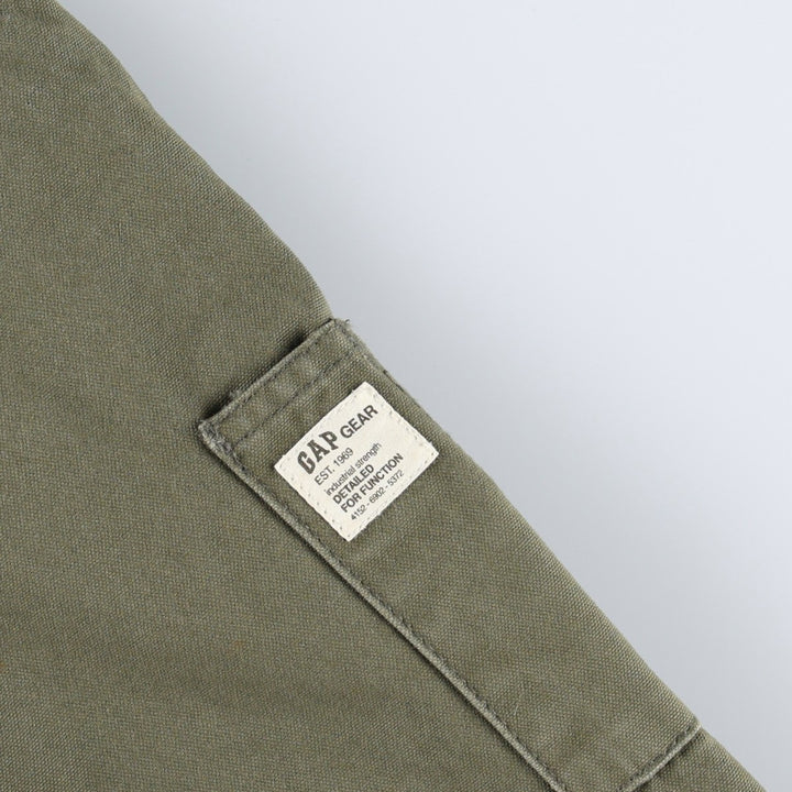 2000'S GAP padded duck canvas hunting jacket, women's size S (approx.) cotton Khaki type Vintage Second Hand