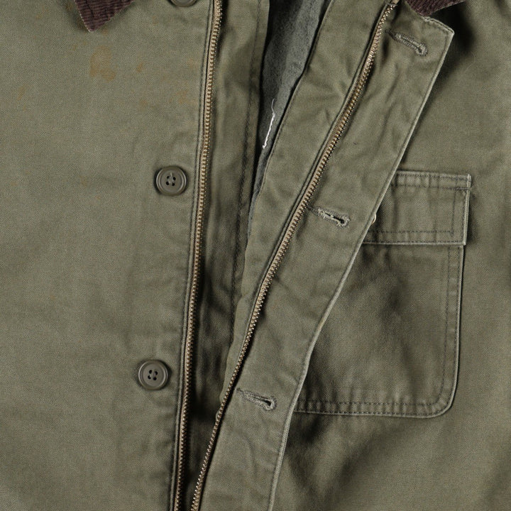 2000'S GAP padded duck canvas hunting jacket, women's size S (approx.) cotton Khaki type Vintage Second Hand