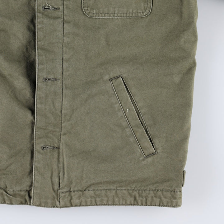 2000'S GAP padded duck canvas hunting jacket, women's size S (approx.) cotton Khaki type Vintage Second Hand