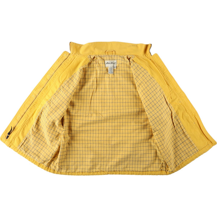 Eddie Bauer Hunting Jacket, Women's Size M (approx.) cotton yellow type Vintage Second Hand