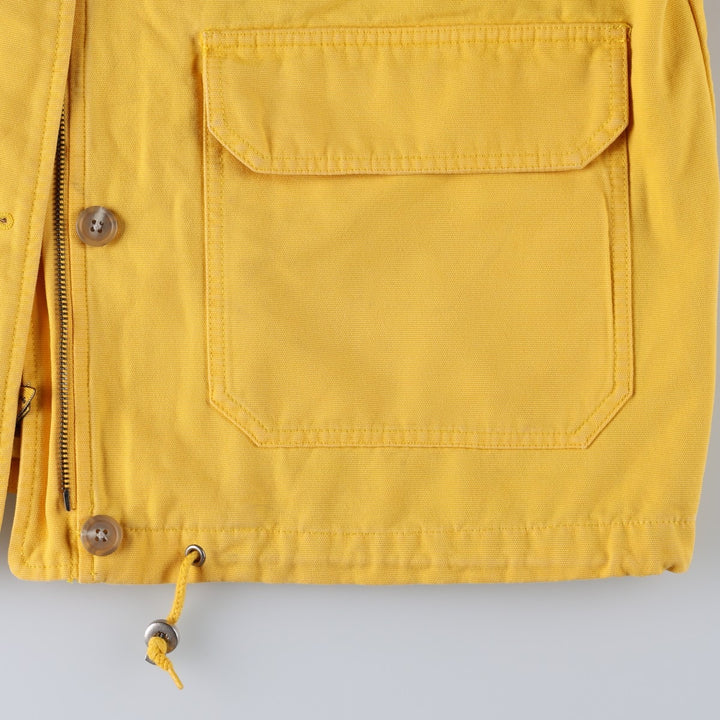 Eddie Bauer Hunting Jacket, Women's Size M (approx.) cotton yellow type Vintage Second Hand