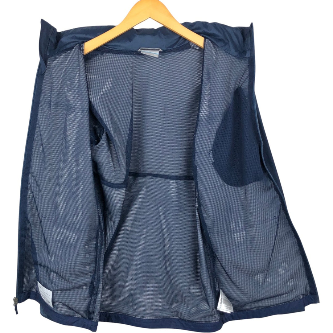 Columbia OMNI-TECH Mountain Jacket Shell Jacket (Women's Size M) polyester navy blue type Vintage Second Hand