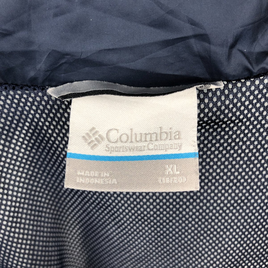 Columbia OMNI-TECH Mountain Jacket Shell Jacket (Women's Size M) polyester navy blue type Vintage Second Hand