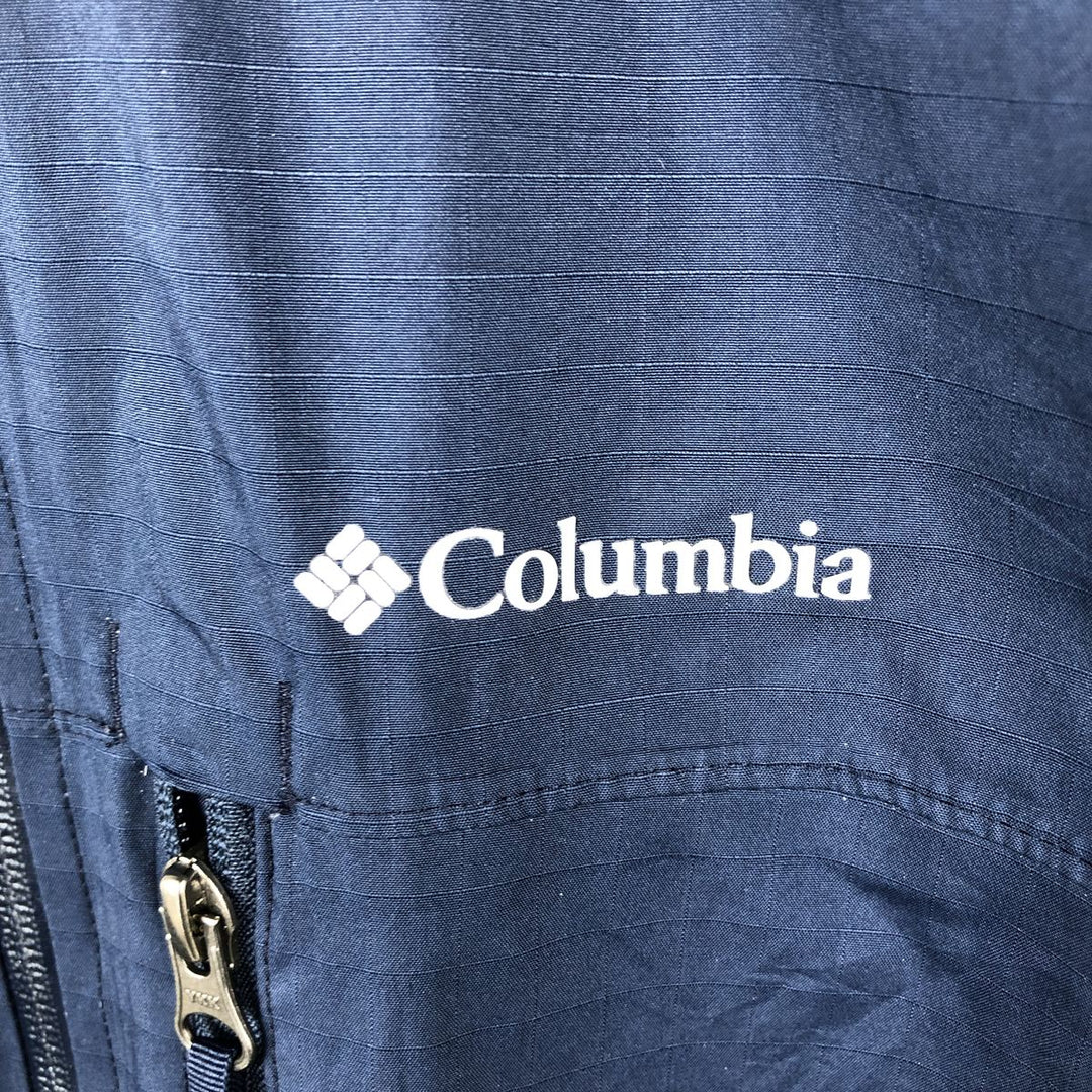 Columbia OMNI-TECH Mountain Jacket Shell Jacket (Women's Size M) polyester navy blue type Vintage Second Hand
