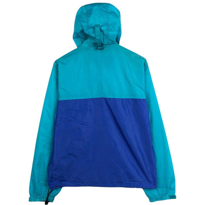 1990'S Patagonia Featherweight Shell Pullover 83201S1 Anorak Parka, Men's Size XS (Equivalent), Vintage Nylon turquoise blue Vintage Second Hand
