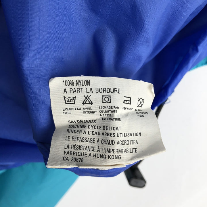 1990'S Patagonia Featherweight Shell Pullover 83201S1 Anorak Parka, Men's Size XS (Equivalent), Vintage Nylon turquoise blue Vintage Second Hand