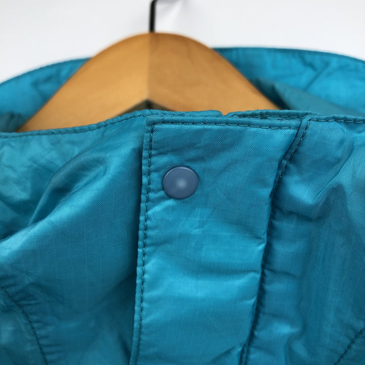1990'S Patagonia Featherweight Shell Pullover 83201S1 Anorak Parka, Men's Size XS (Equivalent), Vintage Nylon turquoise blue Vintage Second Hand