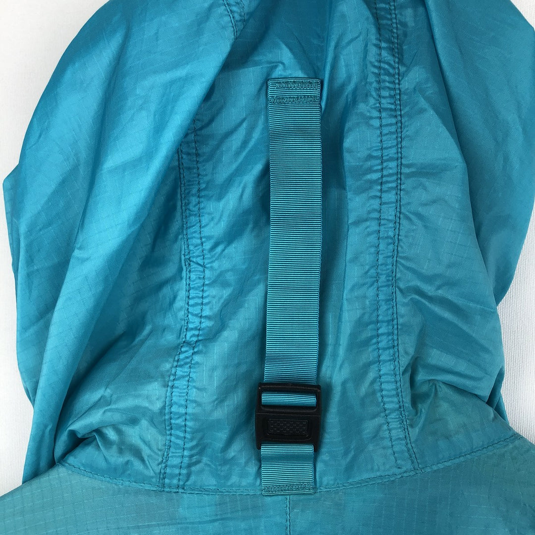 1990'S Patagonia Featherweight Shell Pullover 83201S1 Anorak Parka, Men's Size XS (Equivalent), Vintage Nylon turquoise blue Vintage Second Hand