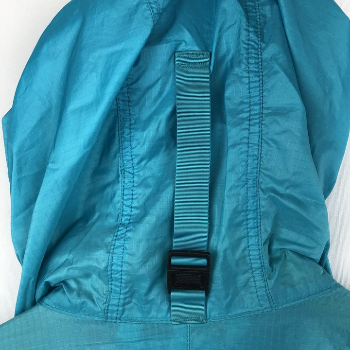 1990'S Patagonia Featherweight Shell Pullover 83201S1 Anorak Parka, Men's Size XS (Equivalent), Vintage Nylon turquoise blue Vintage Second Hand
