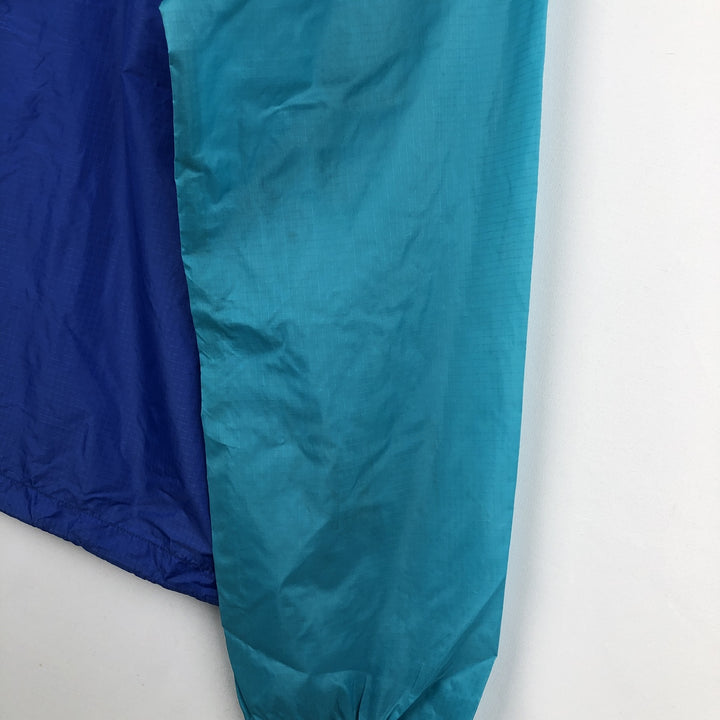1990'S Patagonia Featherweight Shell Pullover 83201S1 Anorak Parka, Men's Size XS (Equivalent), Vintage Nylon turquoise blue Vintage Second Hand