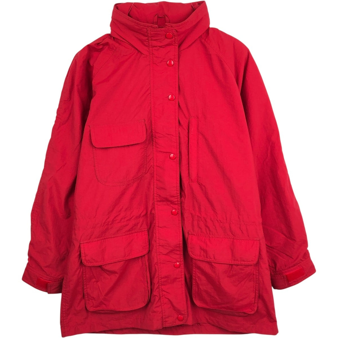 80s-90'S Eddie Bauer Mountain Jacket Shell Jacket Women's Size L Vintage Nylon red type Vintage Second Hand