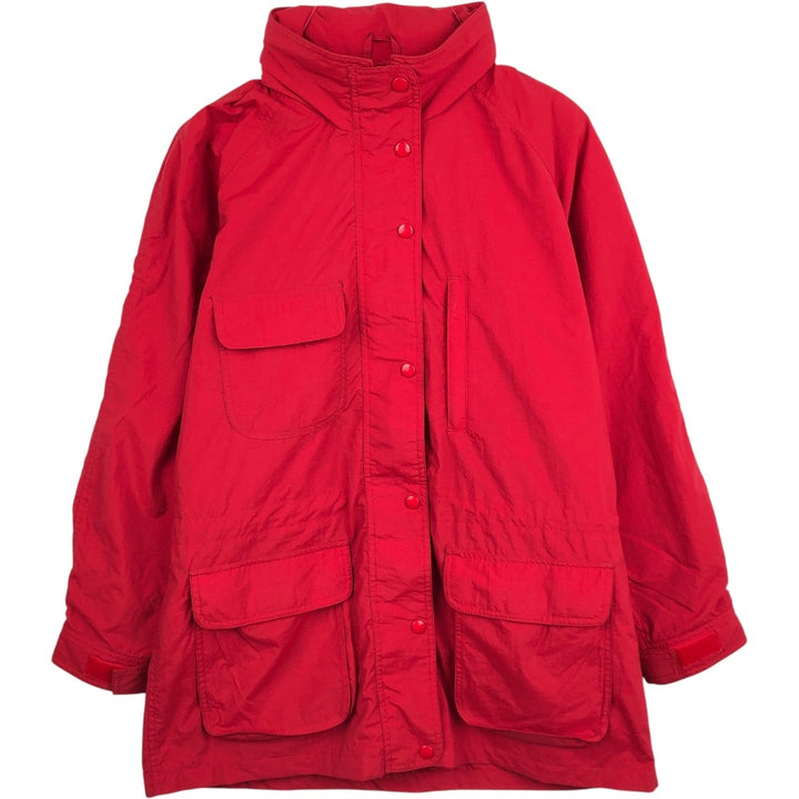 80s-90'S Eddie Bauer Mountain Jacket Shell Jacket Women's Size L Vintage Nylon red type Vintage Second Hand