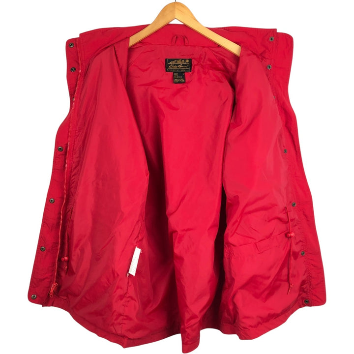 80s-90'S Eddie Bauer Mountain Jacket Shell Jacket Women's Size L Vintage Nylon red type Vintage Second Hand