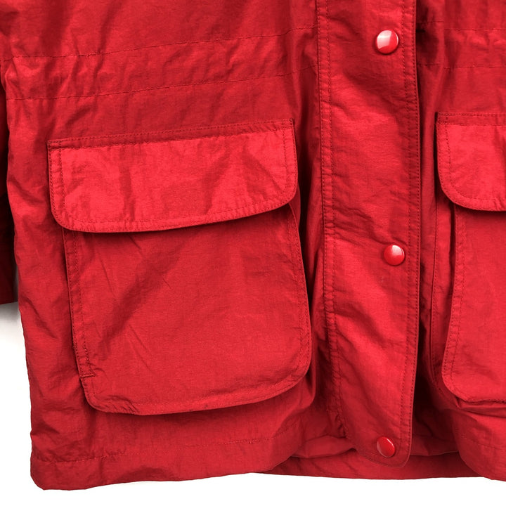 80s-90'S Eddie Bauer Mountain Jacket Shell Jacket Women's Size L Vintage Nylon red type Vintage Second Hand