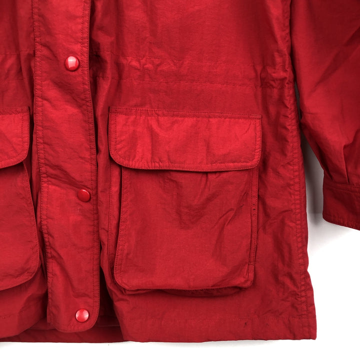 80s-90'S Eddie Bauer Mountain Jacket Shell Jacket Women's Size L Vintage Nylon red type Vintage Second Hand