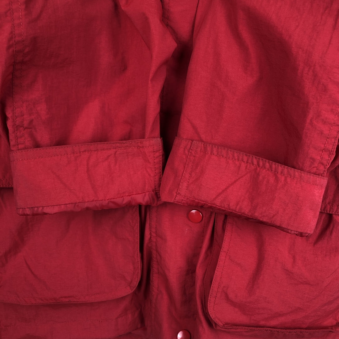 80s-90'S Eddie Bauer Mountain Jacket Shell Jacket Women's Size L Vintage Nylon red type Vintage Second Hand