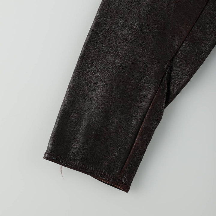 1960'S Mid-Western Sport Togs fringed leather jacket, women's size M equivalent, vintage. unclear dark chocolate Vintage Second Hand