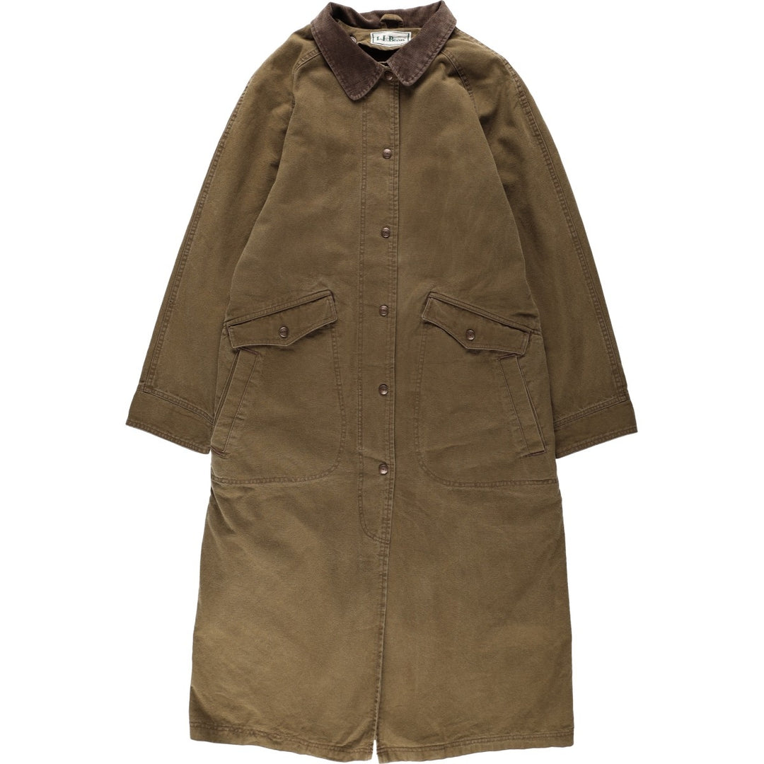 1990'S Eddie Bauer Field Coat, Made in USA, Women's Size M (approx.), Vintage polyester brown type Vintage Second Hand