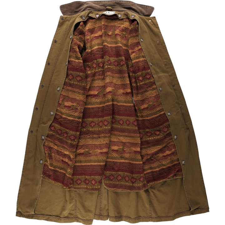 1990'S Eddie Bauer Field Coat, Made in USA, Women's Size M (approx.), Vintage polyester brown type Vintage Second Hand
