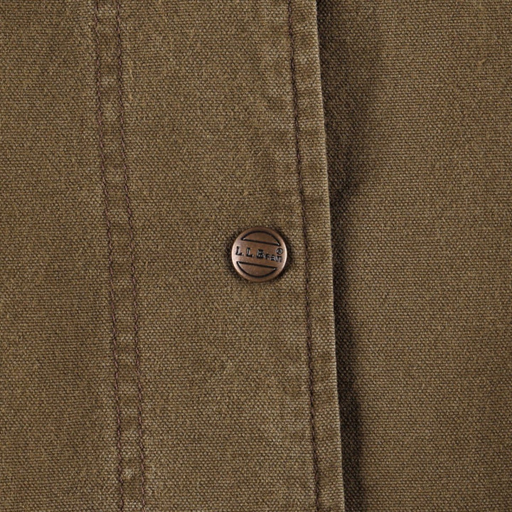 1990'S Eddie Bauer Field Coat, Made in USA, Women's Size M (approx.), Vintage polyester brown type Vintage Second Hand