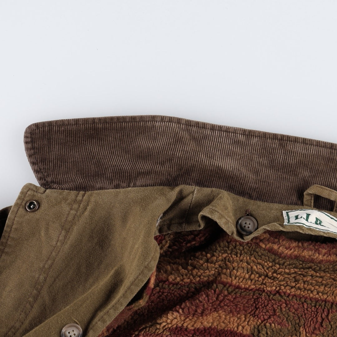 1990'S Eddie Bauer Field Coat, Made in USA, Women's Size M (approx.), Vintage polyester brown type Vintage Second Hand