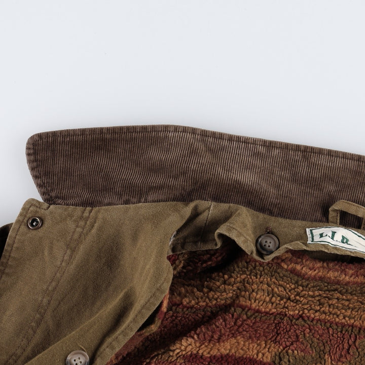 1990'S Eddie Bauer Field Coat, Made in USA, Women's Size M (approx.), Vintage polyester brown type Vintage Second Hand