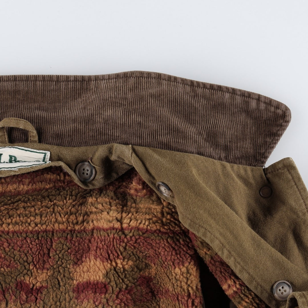 1990'S Eddie Bauer Field Coat, Made in USA, Women's Size M (approx.), Vintage polyester brown type Vintage Second Hand