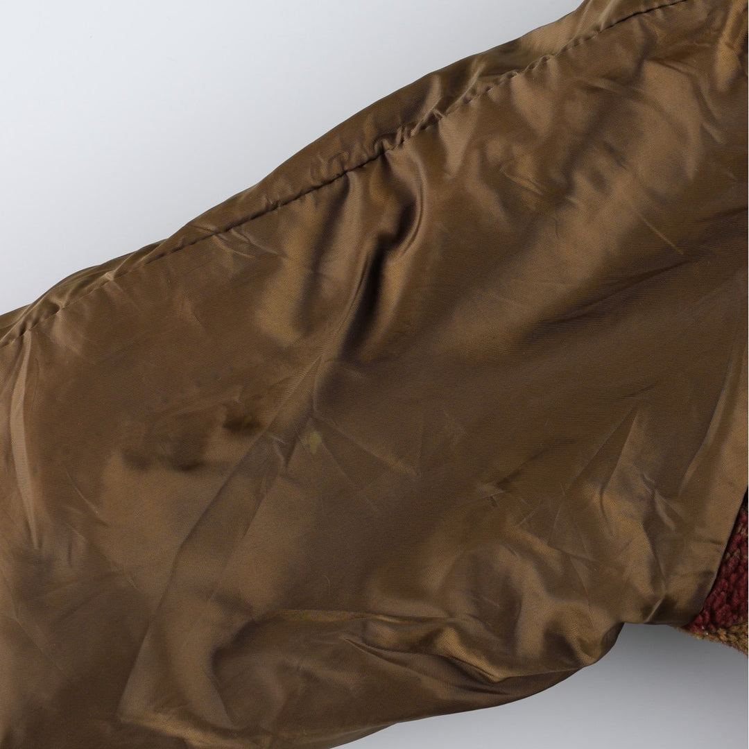 1990'S Eddie Bauer Field Coat, Made in USA, Women's Size M (approx.), Vintage polyester brown type Vintage Second Hand