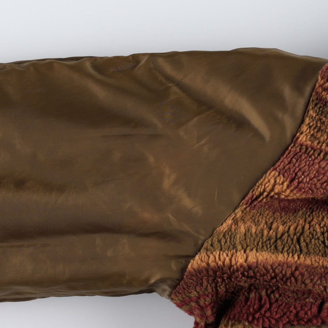 1990'S Eddie Bauer Field Coat, Made in USA, Women's Size M (approx.), Vintage polyester brown type Vintage Second Hand