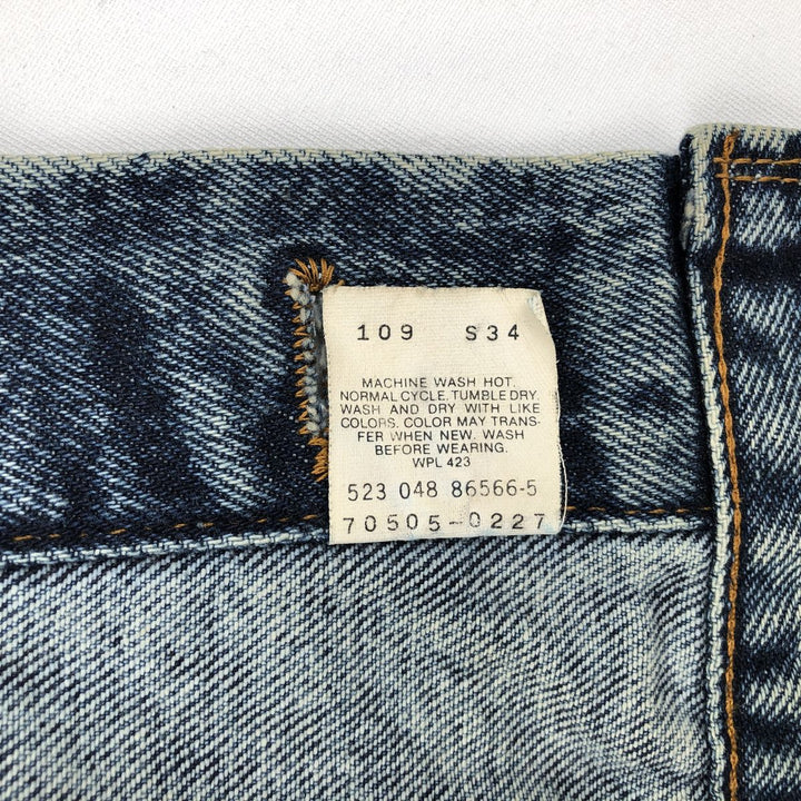 ~90'S Levi's Chemical Wash Denim Jacket, Made in USA, Men's Size S (Equivalent), Vintage cotton blue type Vintage Second Hand