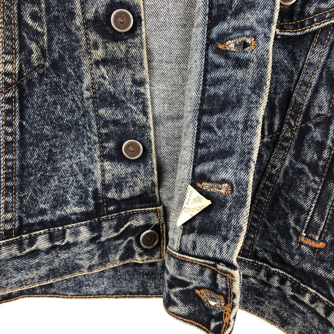 ~90'S Levi's Chemical Wash Denim Jacket, Made in USA, Men's Size S (Equivalent), Vintage cotton blue type Vintage Second Hand
