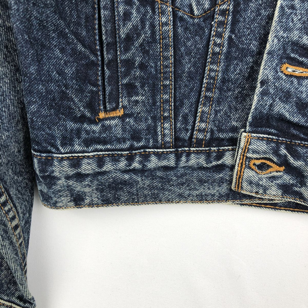 ~90'S Levi's Chemical Wash Denim Jacket, Made in USA, Men's Size S (Equivalent), Vintage cotton blue type Vintage Second Hand