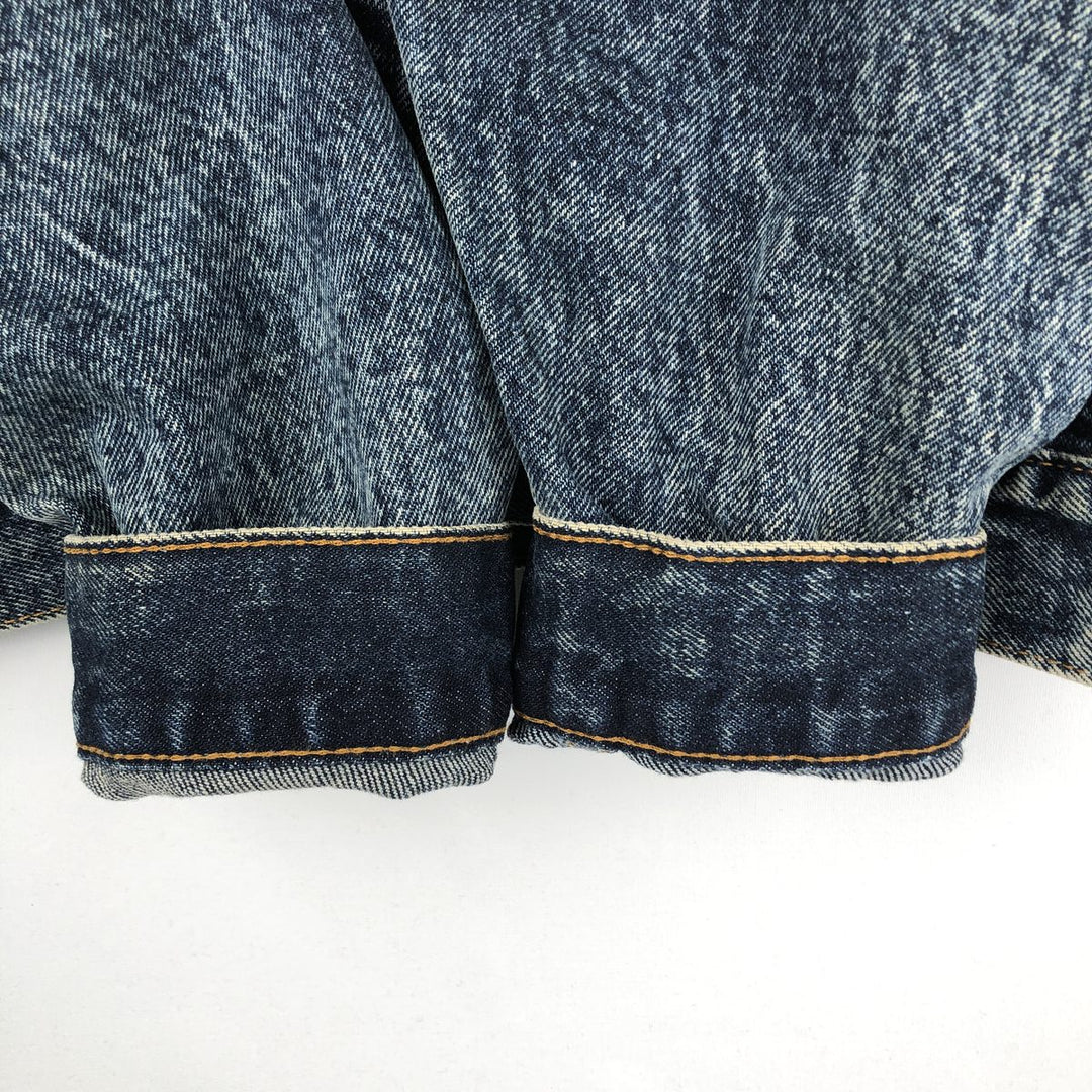 ~90'S Levi's Chemical Wash Denim Jacket, Made in USA, Men's Size S (Equivalent), Vintage cotton blue type Vintage Second Hand
