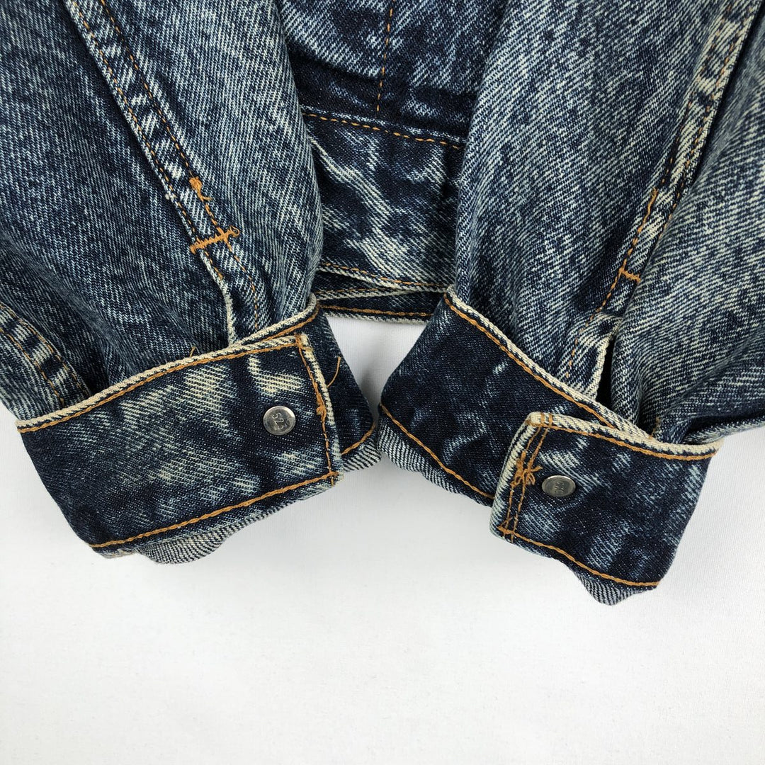 ~90'S Levi's Chemical Wash Denim Jacket, Made in USA, Men's Size S (Equivalent), Vintage cotton blue type Vintage Second Hand